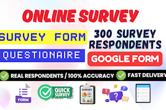 create custom online survey, gather respondents to fill online survey or polls