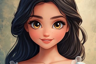 do make disney cartoon portrait