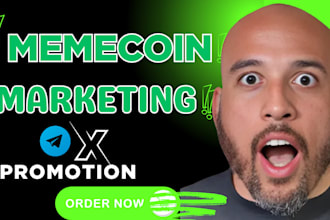 do crypto telegram promotion grow solana memecoin to higher market cap, x trend