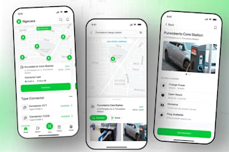 develop ev charging app, charging station app , ai integration