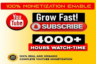 do organic youtube video 1000 watch hour time
