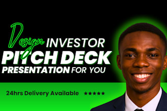 do investor pitch deck, powerpoint presentation design startup pitch deck design