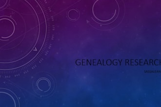 research your family history
