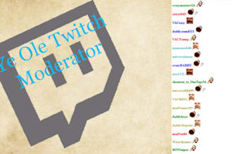 moderate for your streams and bring wit to your community