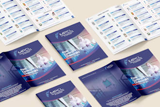 design professional brochures, proposals, annual reports, flyers and booklets