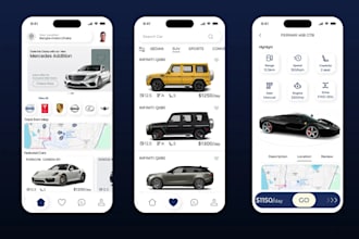 build car selling app, car marketplace app, dealership app