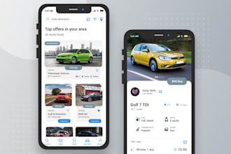 build car shipping app, marketplace app, dealership app