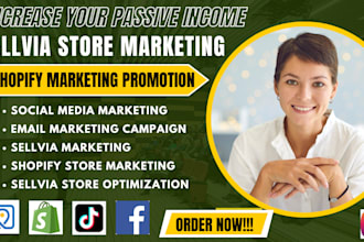do high ticket sellvia promotion sellvia marketing ,shopify ecommerce marketing