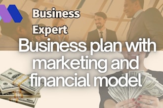 craft a business plan with marketing and financial model
