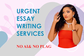 do urgent essay writing as an essay writer