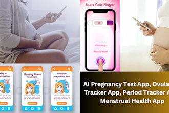 develop ai pregnancy test app period tracker app ovulation tracker app menstrual