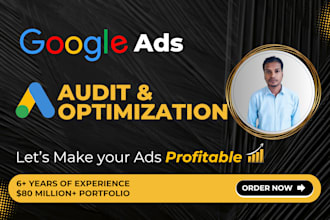 audit and optimize google ads adwords as SEM PPC campaign manager for better ROI