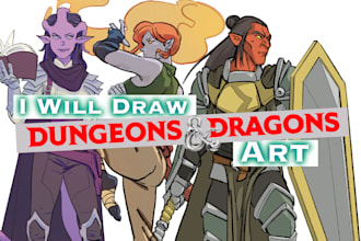 draw dungeon and dragons art