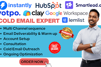 instantly ai cold email outreach lemlist hubspot crm smartlead ai clay com yotpo