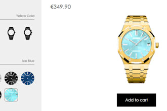 create 2d 3d watch product configurator for shopify kickflip zakeke