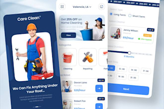 develop laundry app, ondemand laundry app, handyman app, cleaning app