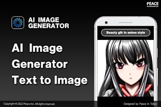 build custom ai image generator app ai text to image