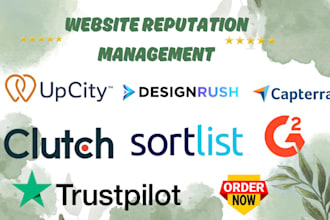 do clutch goodfirm management g2 and upcity to enhance your online reputation