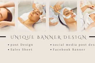 setup manage social media account social media page post design sales sheet
