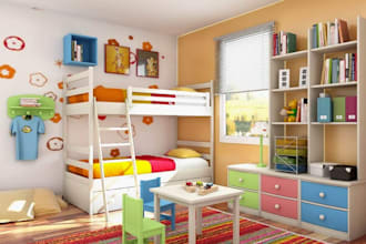 do wood work tiny house interior, children table  furniture, living room for you