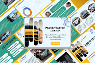 design investor pitch deck, powerpoint design, google slides, sales deck