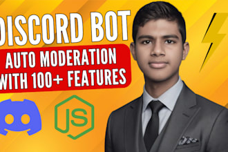 make a custom discord bot for moderation