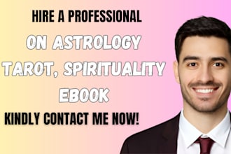 ghostwrite 30,000 words spirituality, tarot, astrology, witchcraft ebook writing