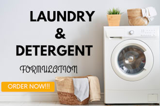 be your detergent formulations chemist for cleaning products