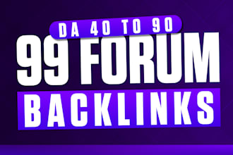 do 99 SEO forum backlinks