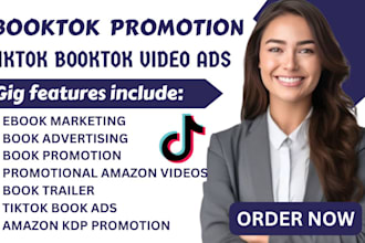 booktok book promotion ebook marketing amazon kdp ads tiktok booktok video