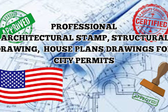 review, draw electrical drawing seal stamp architectural drawing  in los angeles