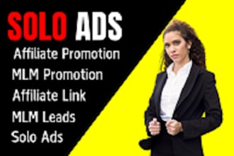do solo ads USA affiliate link promotion, clickbank marketing, boost conversion
