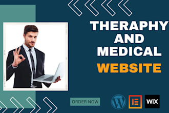 design, redesign, create, develop theraphy, medical and counselling website