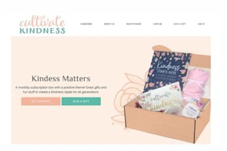 design membership website subscription box shopify store subscription website
