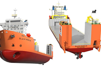 design 3d model cgi warehouse, 3d shipping container, 3d kiosk, cgi restaurant