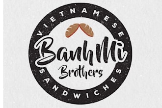 design restaurant food truck sandwiches shop logo