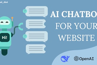 develop custom ai chatbots using openai or open source llms