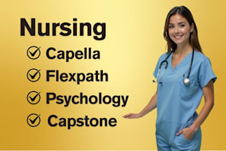 capella flexpath nursing  psychology capstone guidance
