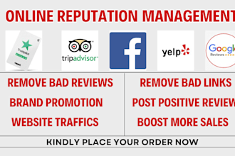 take care of your online reputation, ORM, online reputation management