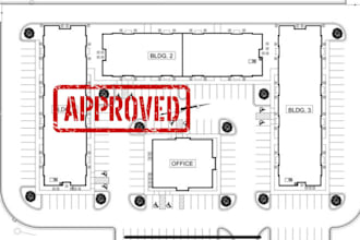 make site plan, plot plan of your property for city permit very fast