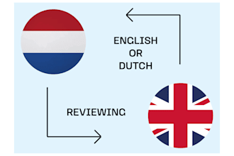 review a dutch or english text