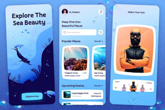 scuba driving app, dive spot finder app, underwater exploration app
