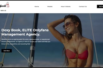 build onlyfans website, onlyfans management, agency website modeling website