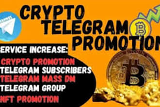 grow crypto telegram promotion, crypto telegram marketing, telegram subscriber