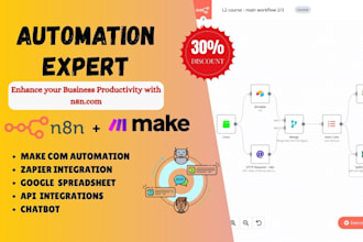 setup a n8n workflow fix debug make com scenario  tutor n8n and make com