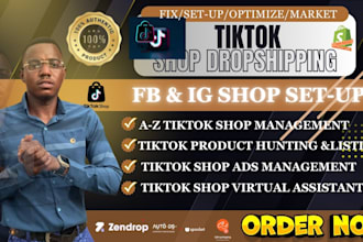 fix tiktok shop tiktok shop setup tiktok shop dropshipping marketing manager