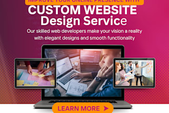 design and develop a custom website for your business