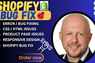 do shopify bug fixes, custom coding and custom theme development