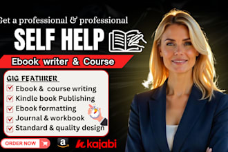 self help ebook writer workbook custom journal life coach academic ghostwriter