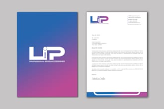 provide a unique and professional letterhead design